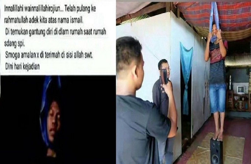 Sebarkan Foto Gantung Diri Hoax di FB Hingga Viral Seorang Remaja Asal Pare Pare Dibekuk Polisi