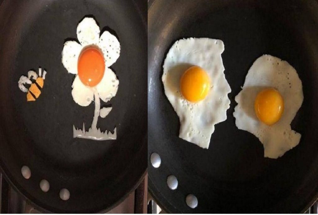 Viral Seorang Seniman Sulap Telur jadi Bentuk Bentuk Lucu dan Keren
