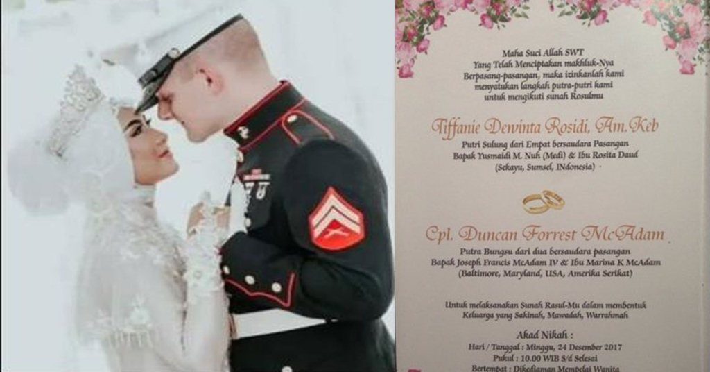Viral Wanita Asal Banyuasin Ini Akan Dinikahi Marinir Amerika