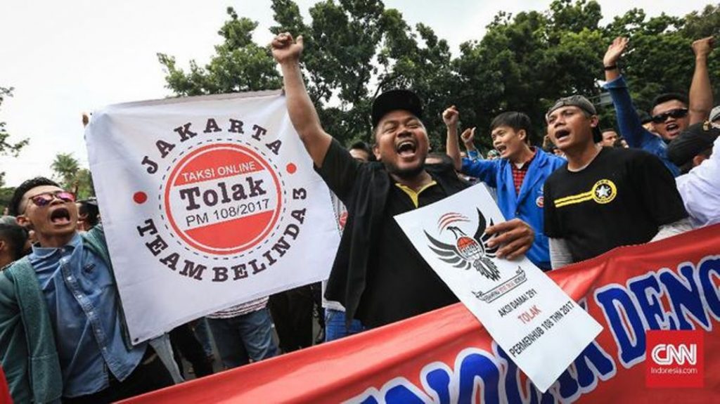 Dinilai Malah Menguntungkan Pengusaha Pengemudi Taksi Online Tolak Permenhub 108