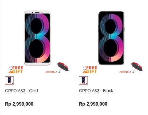 Meluncur di Indonesia, Harga Oppo A83 Resmi Dilego Rp3 Jutaan