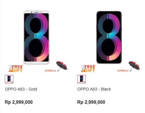 Harga Oppo A83 JD Indonesia Meluncur di Indonesia, Harga Oppo A83 Resmi Dilego Rp3 Jutaan