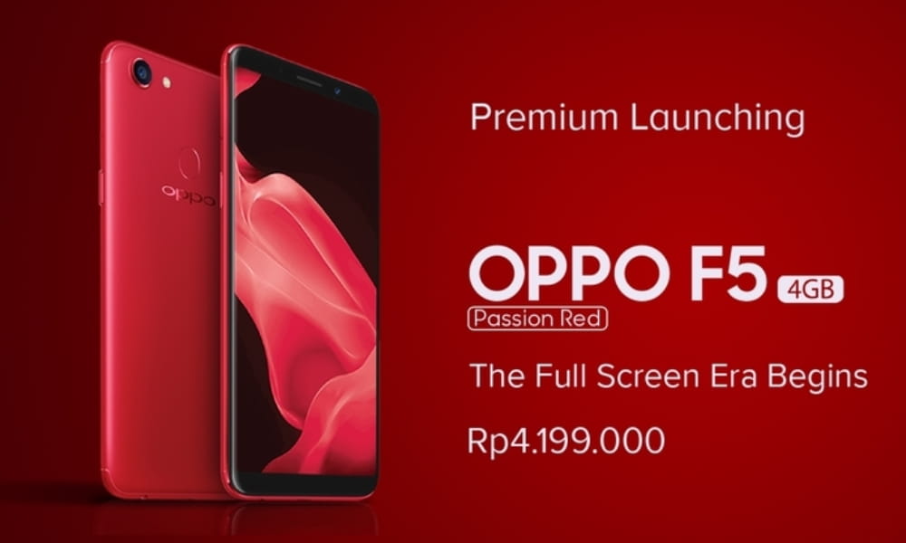 Harga Oppo F5 Passion Red Lazada