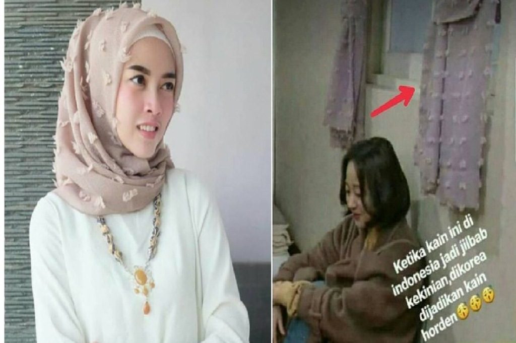 Lagi Ngetren Kerudung Rumbai Kekinian Ternyata Jilbab Ini Dijadikan Ini Di Korea Sana