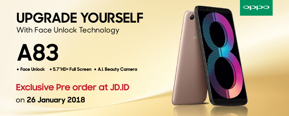 Preorder Oppo A83 di Indonesia Besok, Oppo A83 Mulai Dijual Preorder di Indonesia