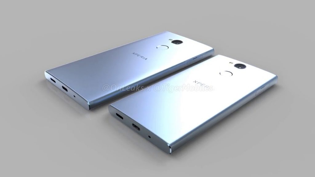 Render Sony Xperia XA2 dan XA2 Ultra