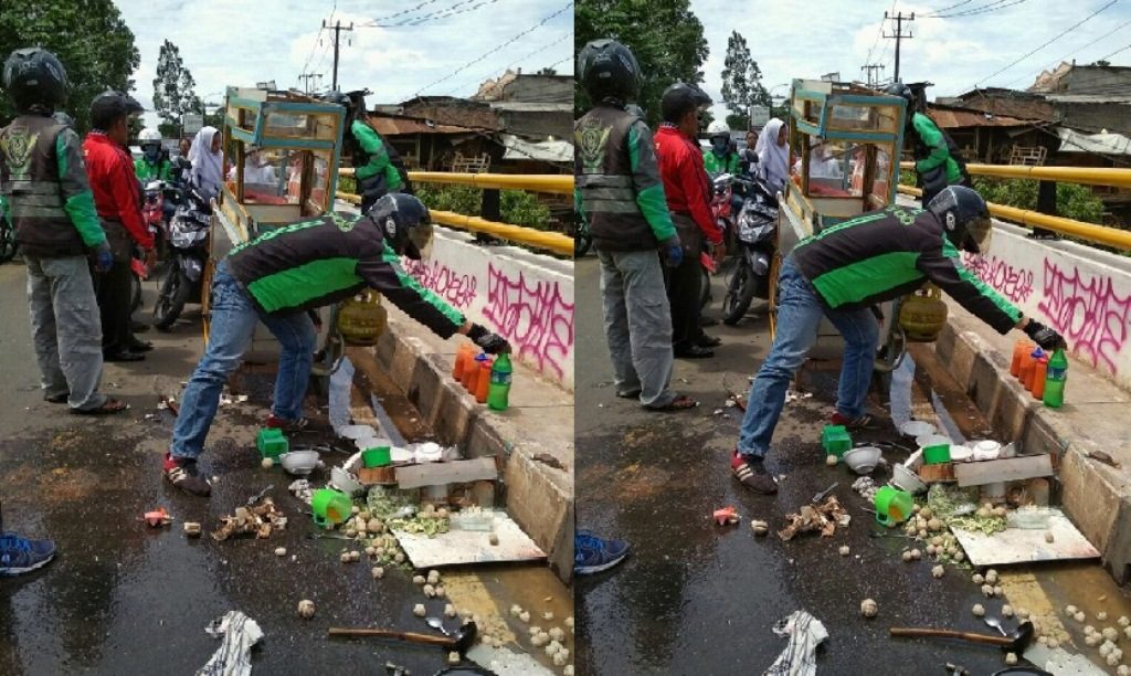 Sejumlah Pelajar Di Bawah Umur Timbulkan Kekacauan di Jalan Raya Berkendara Tanpa SIM hingga Tabrak Pedagang Kaki Lima