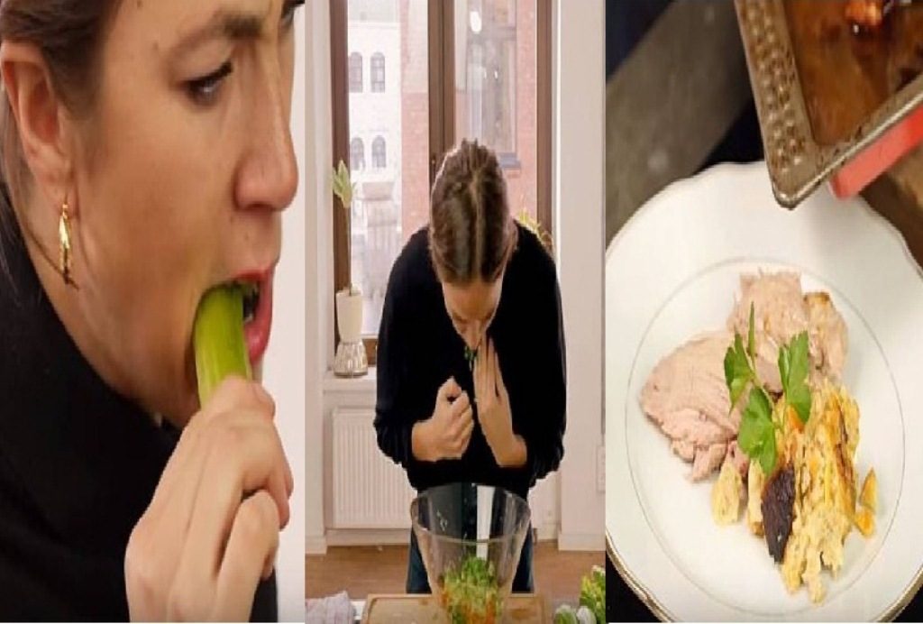 Teknik Memasak Tak Biasa Seorang Chef Wanita Ini Mendadak Viral Semua Bahan Dihaluskan Menggunakan Mulut