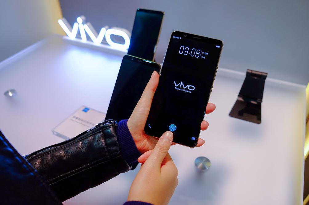 Vivo In Display Fingerprint Scanning Technology di CES 2018 2