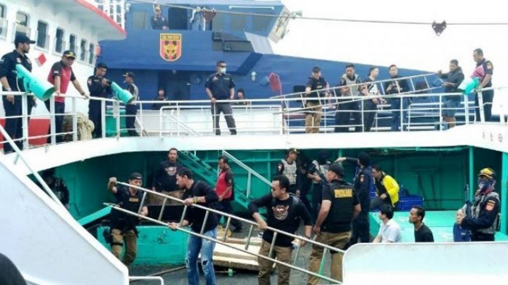 Aparat Kembali Amankan Kapal Asing Sabu 3 Ton Ditemukan