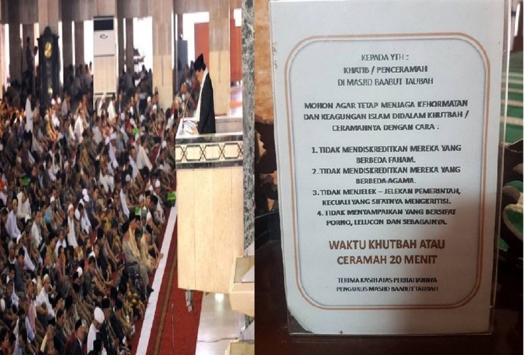 Aturan Khutbah di Masjid Bekasi ini Mendadak Viral Ternyata ini Alasannya