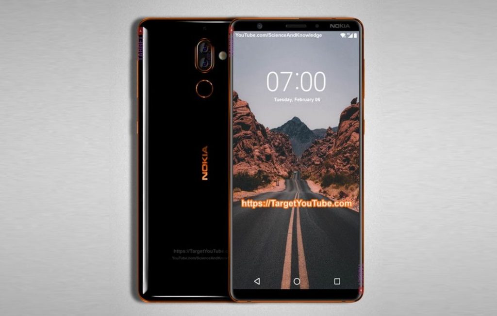 Gambar Render Nokia 7 Plus