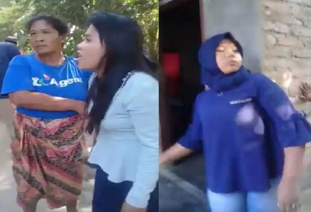 Kepergok Selingkuh Pria Ini Dipeluk dan Dilindungi Pelakor dari Istri Sah