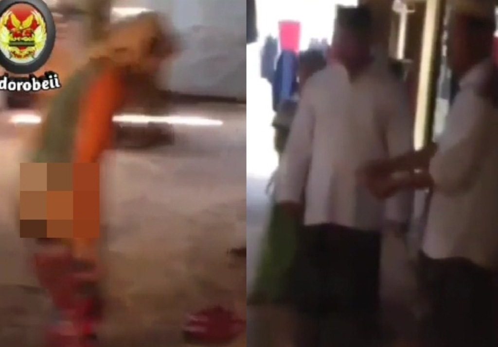 Ketahuan Maling, Wanita Ini Nekat Buka Celana Pura-Pura Gila di Depan Warga Ketahuan Maling Wanita Ini Nekat Buka Celana Pura Pura Gila di Depan Warga