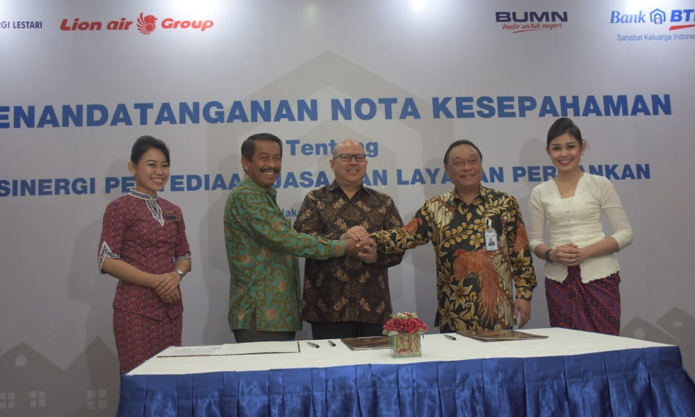 BTN Dukung Pembiayaan Rumah Bagi Karyawan Lion Air Group