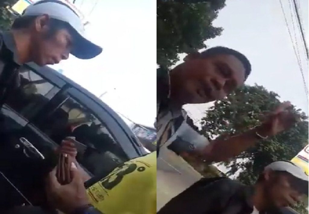 Bawa Nama Polisi 2 Pria di Sidoarjo Palak Sopir Taksi Online Videonya Viral