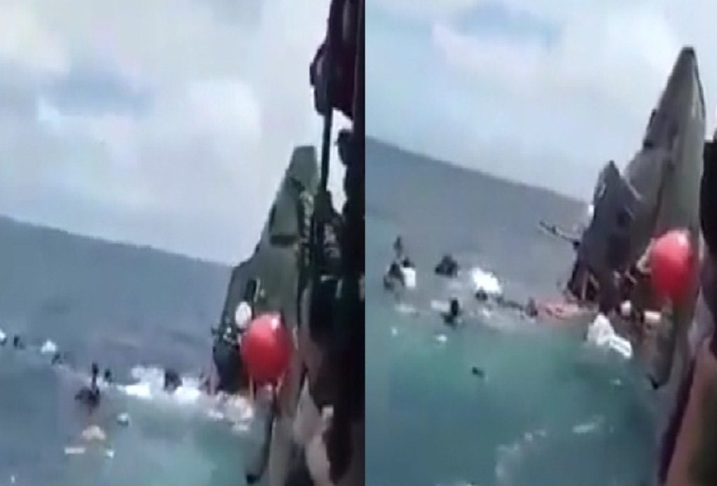 Dipenuhi Jerit Tangis Memilukan Video Detik Detik Tenggelamnya Kapal Kodam Jaya ini Menegangkan