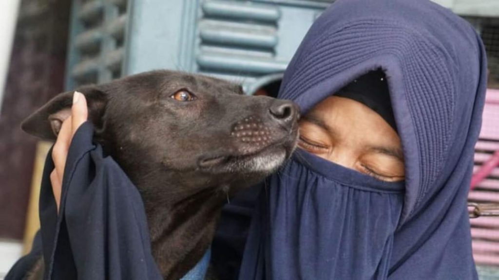 Ini Dia Hesti Sutrisno Muslimah Bercadar Pemelihara Belasan Anjing dan Puluhan Kucing