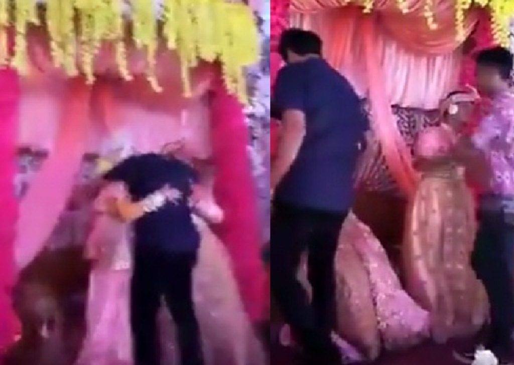 Lagi Pengantin Pingsan Setelah Peluk Mantan di Pesta Pernikahan