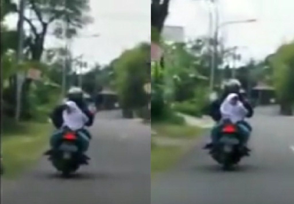 Terlihat Biasa Cara Duduk Penumpang Dibonceng Menghadap Belakang ini Bahaya Banget Utamakan Keselamatan