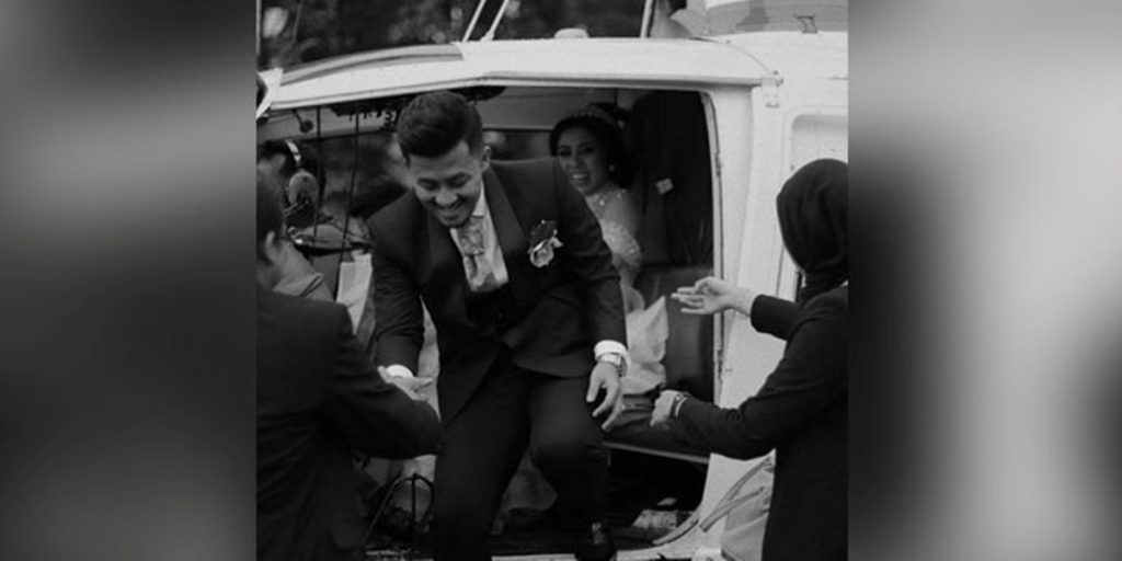 Viral Pasangan Pengantin Naik Helikopter Polri Ini Kata Kapolda Sumatera Utara