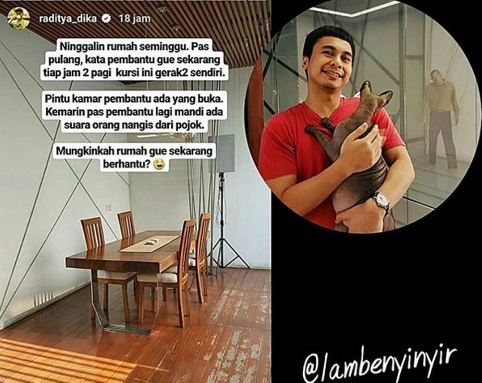 Alami Kejadian Aneh Rumah Raditya Dika Ternyata Berhantu Sampai Panggil Orang Pintar