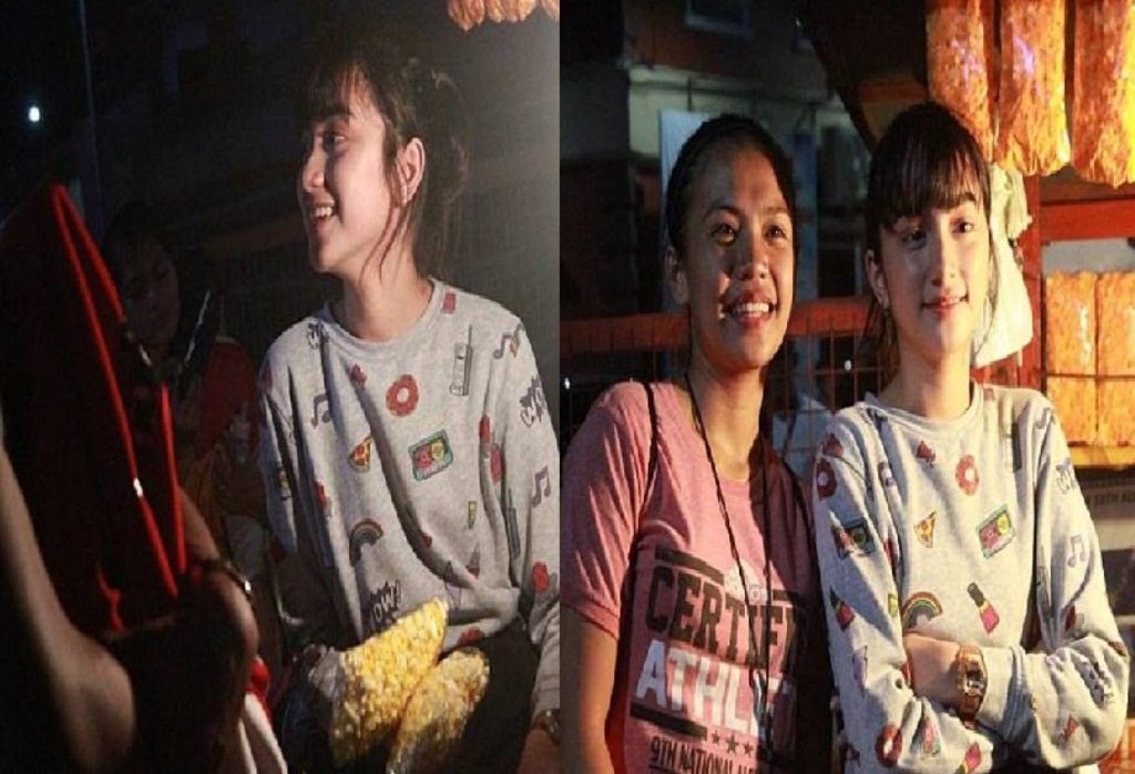 Foto Gadis Cantik Jualan Popcorn ini Viral Setelah Identitasnya Terungkap Faktanya Bikin Heboh