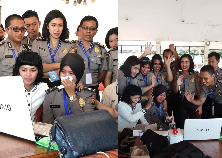 Jalani Seleksi Polisi Pbb Briptu Nova Saksikan Ijab Kabul Lewat Video Call