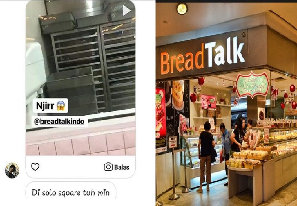Kembali Terjadi Seorang Netizen Rekam Penampakan Tikus di Dapur Toko Breadtalk di Solo