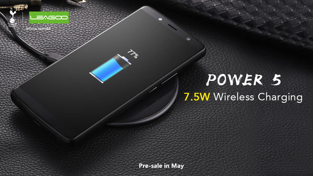 Leagoo Power 5 Wireless Charging