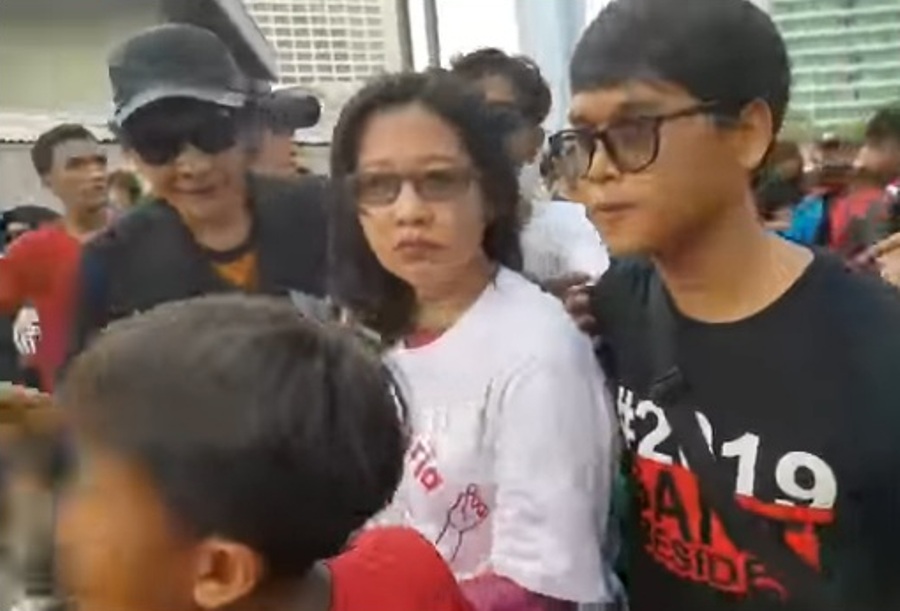 Massa Berkaos 2019gantipresiden Disebut Lakukan Intimidasi Ibu Dan Anak Jadi Sasaran