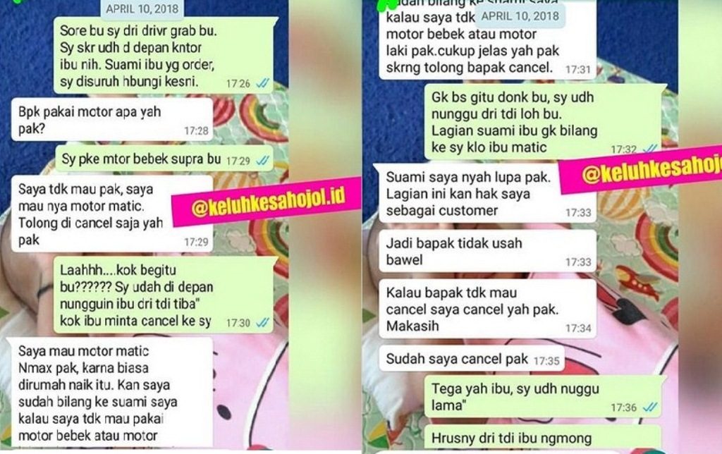 Rela Nunggu Lama Curhatan Driver Ojol ini Viral Dicancel Gara Gara Pakai Motor Bebek