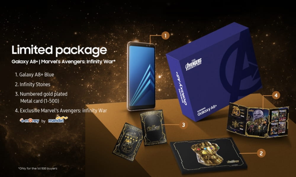 Sambut Film Avenger Infinity War, Samsung Rilis Galaxy A8+ Special Edition