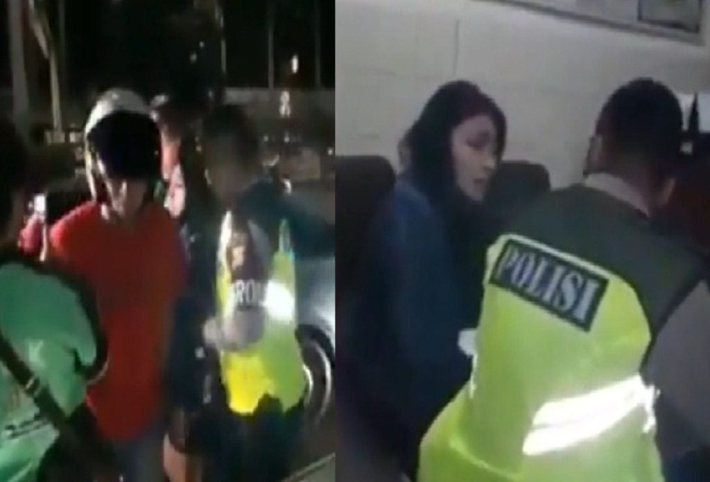 Tabrak Driver Ojol Sampai Kakinya Putus Wanita Cantik ini Malah Marah Marah dan Nyaris Kabur Videonya Viral