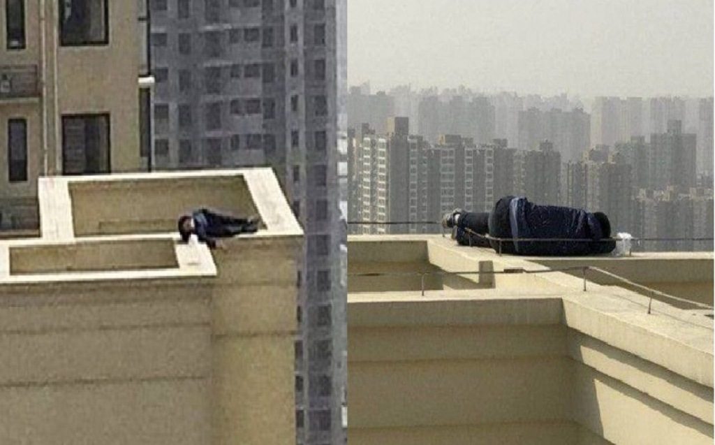 Tertidur di Tempat Sempit di Atap Lantai 29 Ajaibnya Pria Ini Selamat Ternyata....