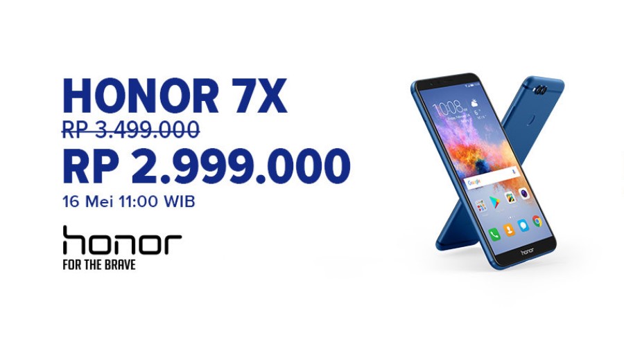 Honor 7X Dijual Mulai Tanggal 16 Mei, Segini Banderol Harganya!