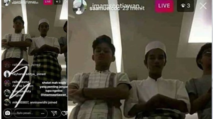 Shalat Sambil Live Instagram Aksi Tiga Pemuda Ini Tuai Hujatan Nggak Bakal Dapat Pahala