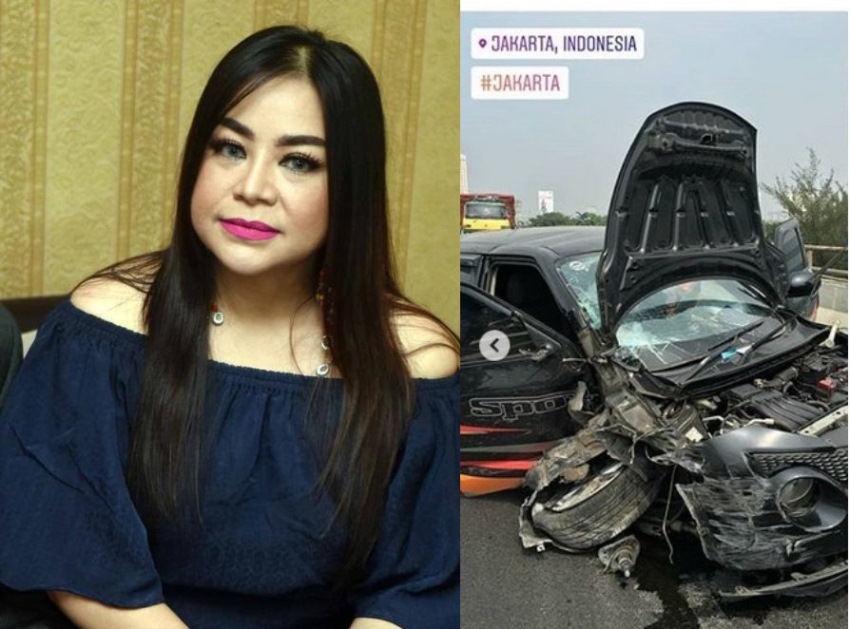 Anisa Bahar Alami Kecelakaan Hingga Mobil Ringsek Parah Beruntung Semua Penumpang Selamat