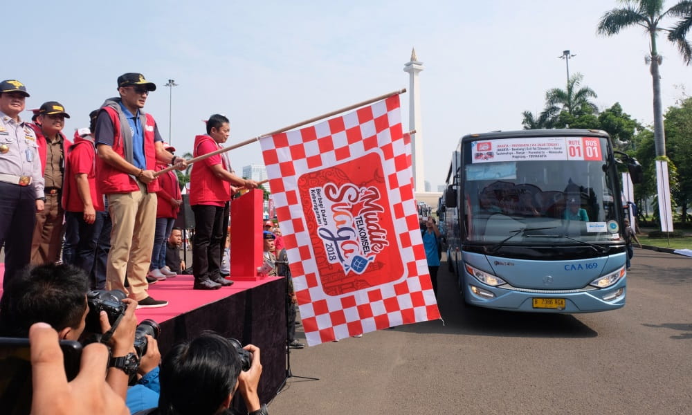 Peserta Mudik Bareng Telkomsel