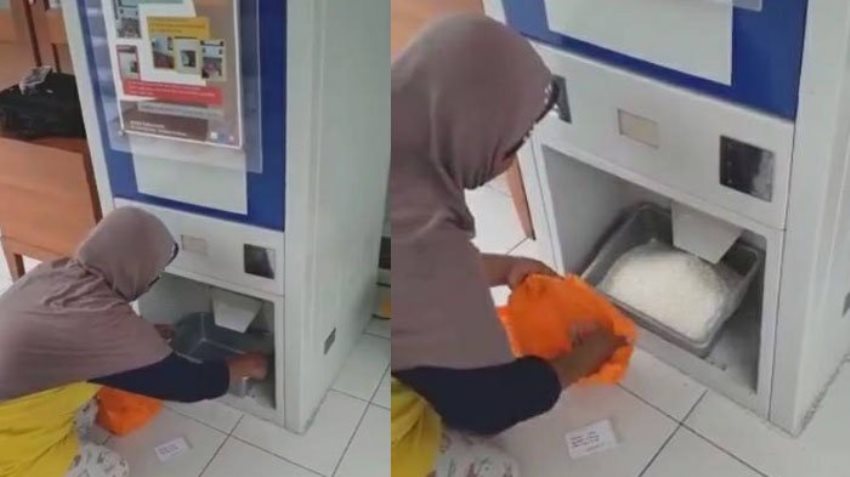 Viral Video Mesin ATM Beras untuk Warga Kurang Mampu Begini Cara Ambilnya