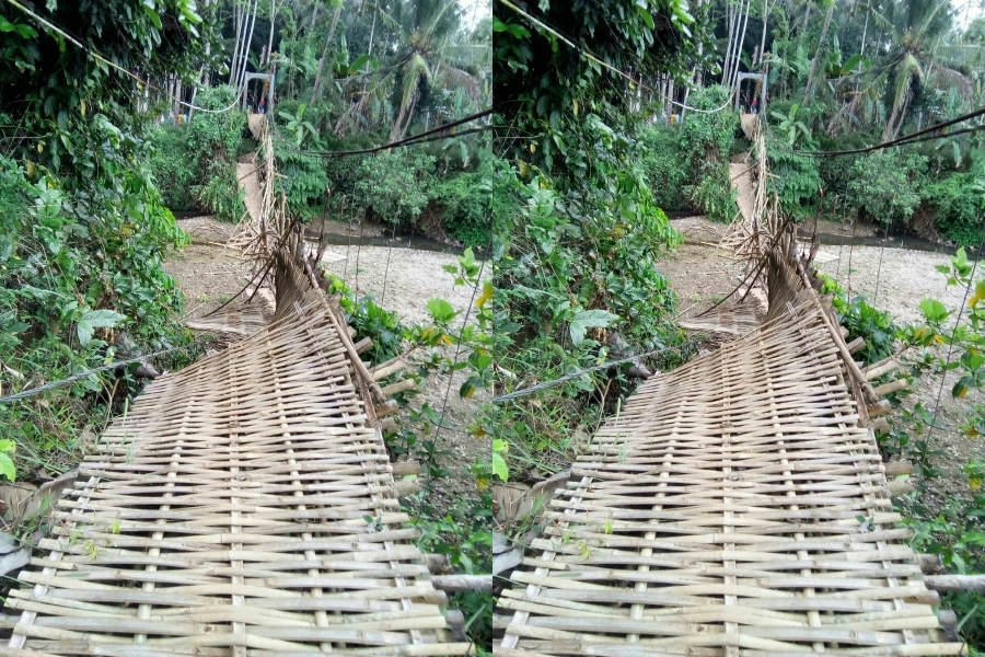 Jembatan Gantung Putus 15 Warga Ciamis Terluka Usai Jatuh ke Sungai