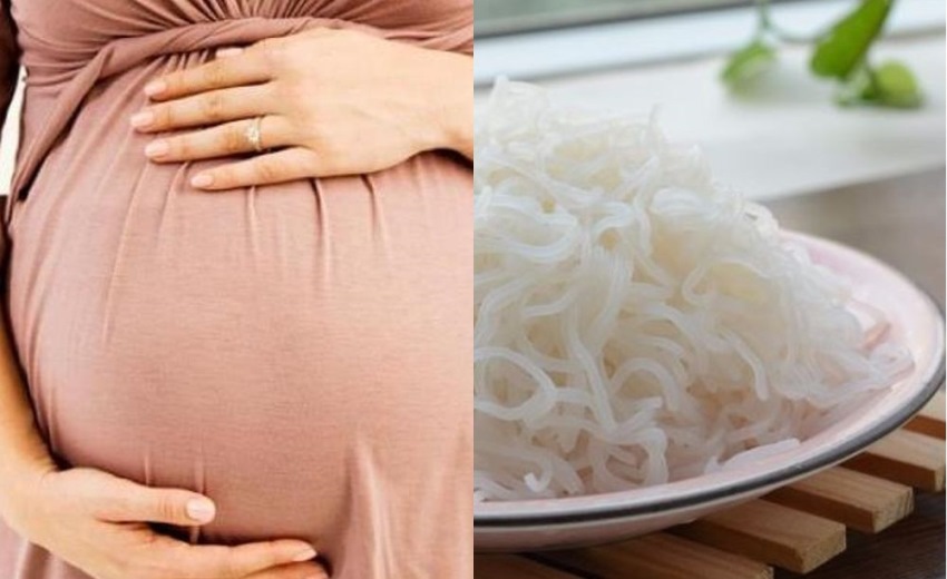 Makan Mie Jepang Perut Wanita ini Tiba Tiba Membesar Seperti Orang Hamil