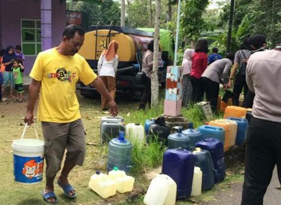 Musim Kemarau Warga Ciamis Mulai Krisis Air Bersih