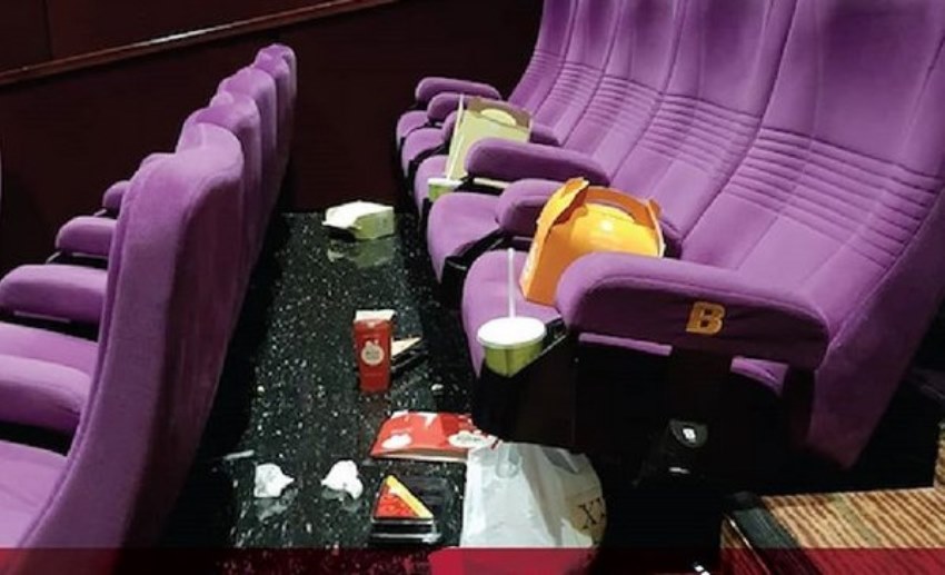 Pihak Cinema 21 Unggah Foto Sampah Berserakan di Bioskop Netizen Ramai Perang Komentar