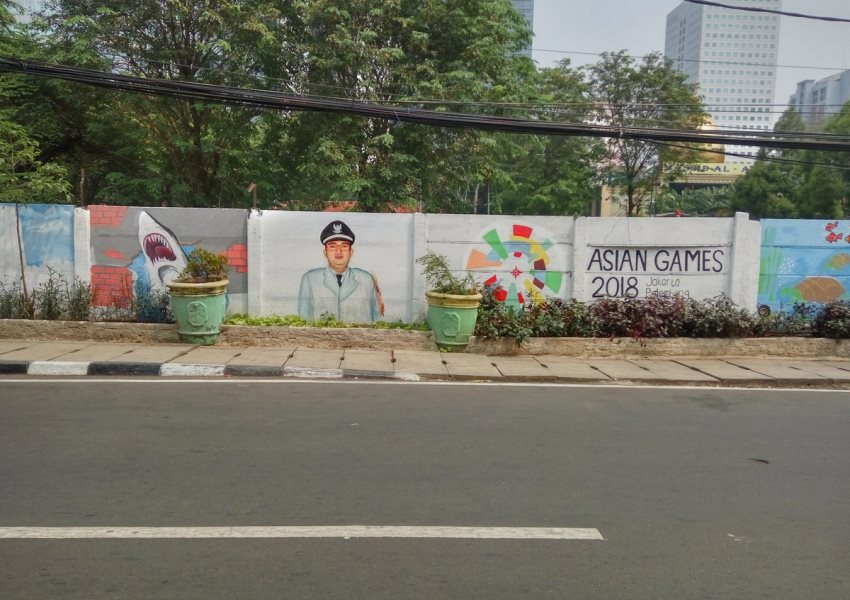 Bikin Gagal Fokus Lukisan Mural Asian Games 2018 ini Viral Ternyata Gara Gara Ini
