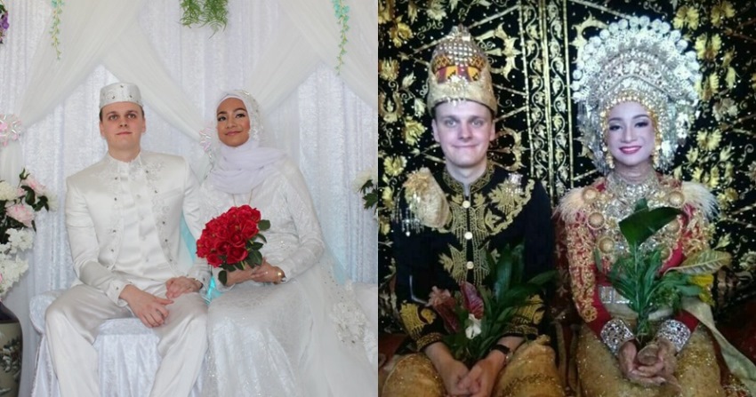 Dinikahi Bule Ganteng dari Norwegia Wanita Cantik asal Aceh ini Bikin Iri
