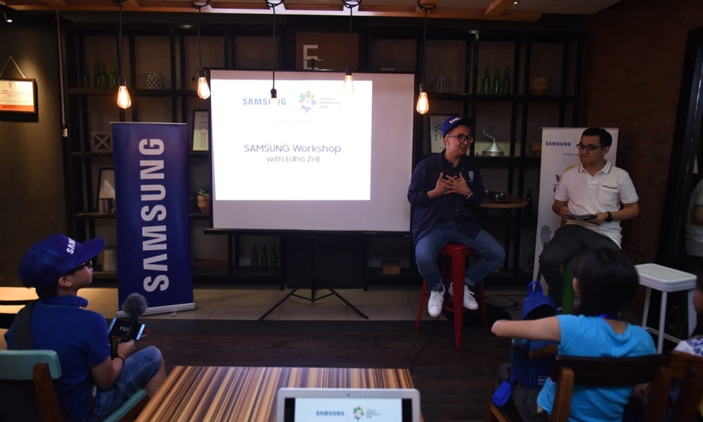Samsung Gelar Workshop Cara Membuat Konten Asian Games 2018 dengan Galaxy J Series