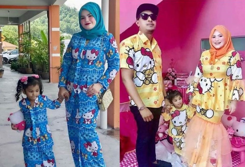 Fans Fanatik, Keluarga di Malaysia ini Bergaya Serba Hello Kitty