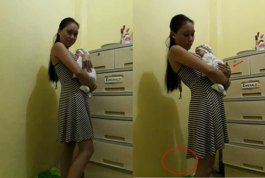 Foto Ibu Gendong Bayi ini Sekilas Biasa Setelah Diamati Ada Sesuatu yang Janggal Bikin Bulu Kuduk Berdiri