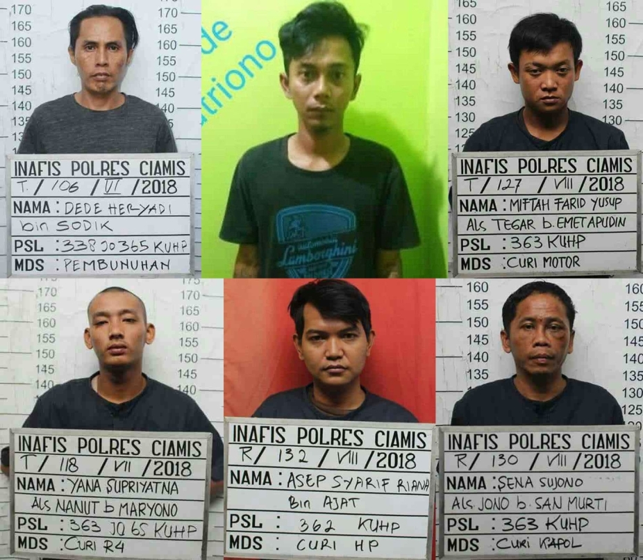 Fotonya Disebar Ini Identitas Tahanan Polres Ciamis yang Kabur Usai Jebol Plafon